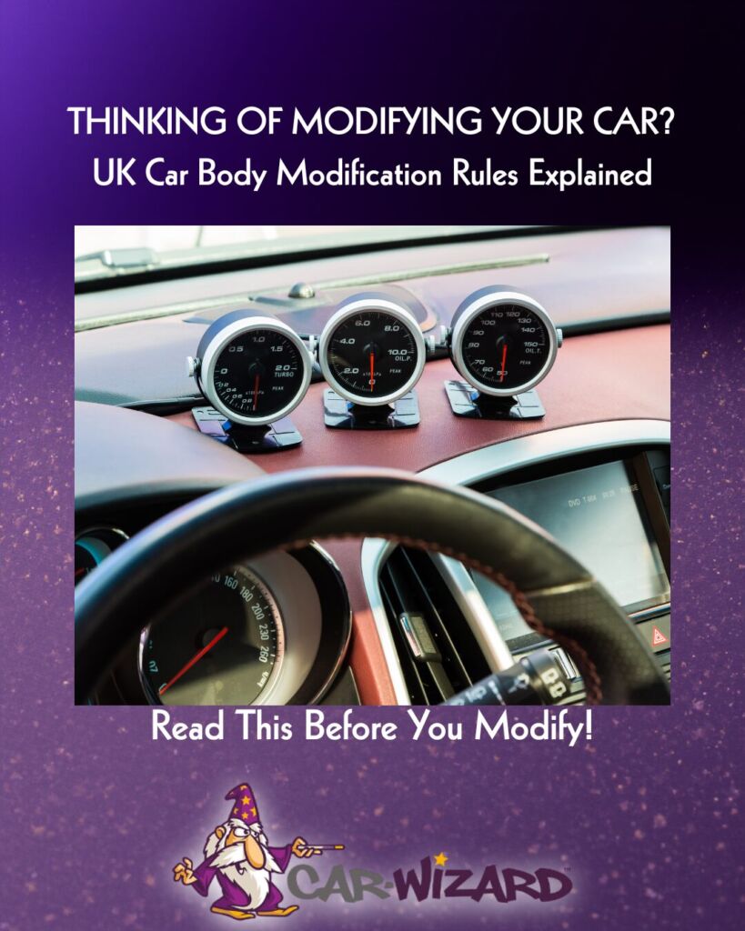 Car Modification Problem UK Car Body Modification Rules: UK Explained | Car Wizard