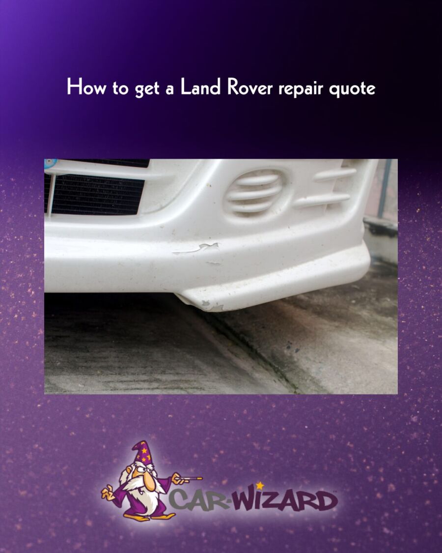 How to get a Land Rover repair quote
